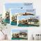 Designart - Old Houses On The Island of Mykonos Greece - Nautical & Coastal Canvas Wall Art Print